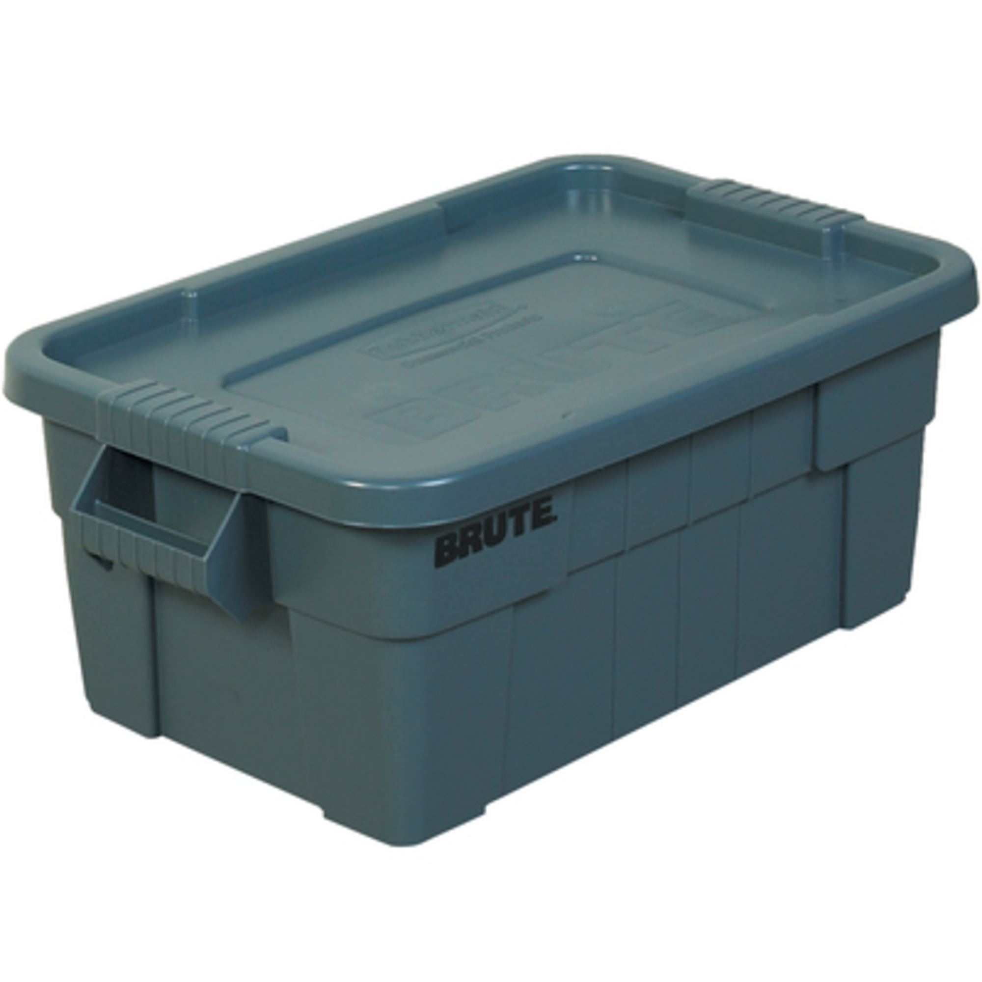 Brute, 28 x 18 x 11in. Gray Brute Totes with Lid 1/CS, Height 11 in, Width 18 in, Bins Included (qty.) 1 Model# RUB115